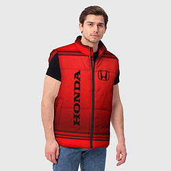 Мужской жилет Хонда - спорт, цвет: 3D-красный — фото 2