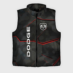 Мужской жилет Dodge абстракция спорт, цвет: 3D-черный
