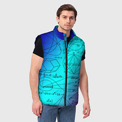 Мужской жилет Неоновая формула, цвет: 3D-черный — фото 2