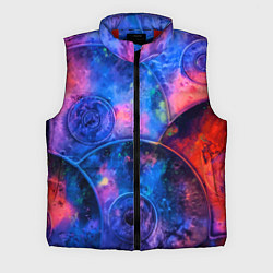 Мужской жилет Композиция из дисков, цвет: 3D-красный