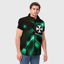 Мужской жилет Resident Evil разлом плит, цвет: 3D-черный — фото 2