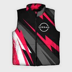 Мужской жилет Nissan fast lines, цвет: 3D-черный