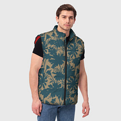 Мужской жилет Цветочный камуфляж, цвет: 3D-красный — фото 2