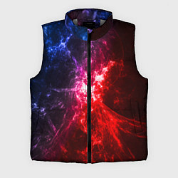 Мужской жилет Вспышка в космосе, цвет: 3D-светло-серый