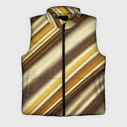 Мужской жилет Золотая голографическая диагональ