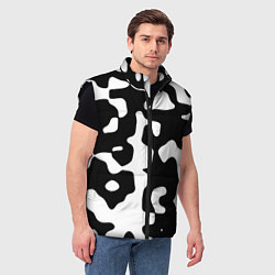 Мужской жилет Камуфляж Cowskin крупный, цвет: 3D-черный — фото 2