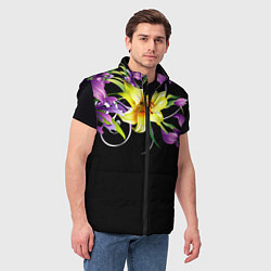 Мужской жилет Лилии, цвет: 3D-черный — фото 2