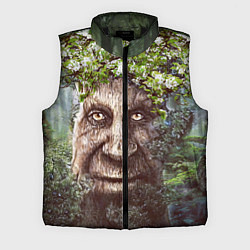 Мужской жилет Мудрое Таинственное Дерево, цвет: 3D-черный
