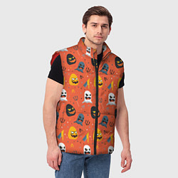Мужской жилет HALLOWEEN ХЭЛЛУИН, цвет: 3D-красный — фото 2