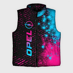 Мужской жилет Opel - neon gradient: по-вертикали, цвет: 3D-черный