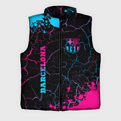 Мужской жилет Barcelona - neon gradient: надпись, символ, цвет: 3D-черный