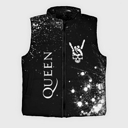 Мужской жилет Queen и рок символ на темном фоне