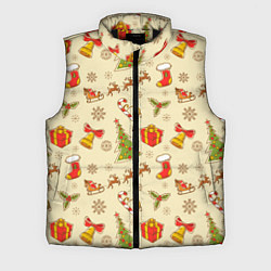 Мужской жилет С Новым 2023 Годом, цвет: 3D-черный