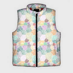 Мужской жилет Геометрические фигуры скетч, цвет: 3D-красный