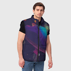 Мужской жилет Инопланетный космо-ковбой, цвет: 3D-черный — фото 2