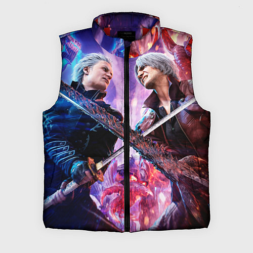 Мужской жилет Vergil vs Dante / 3D-Красный – фото 1