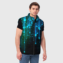 Мужской жилет Space - starfall, цвет: 3D-черный — фото 2