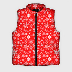Мужской жилет Merry christmas new year, цвет: 3D-красный