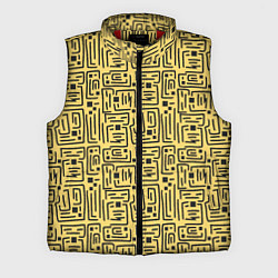 Мужской жилет Квадраты и прямоугольники, цвет: 3D-красный