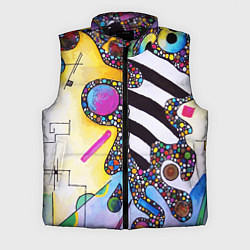 Мужской жилет Василий Кандинский Абстрактная композиция, цвет: 3D-черный