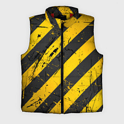 Мужской жилет WARNING - желто-черные полосы