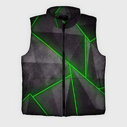 Мужской жилет Stripes Abstract green