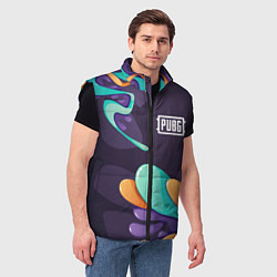 Мужской жилет PUBG graffity splash, цвет: 3D-черный — фото 2