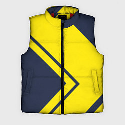 Мужской жилет Жёлтые стрелки, цвет: 3D-красный