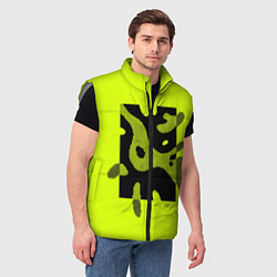 Мужской жилет Pixel paths, цвет: 3D-светло-серый — фото 2