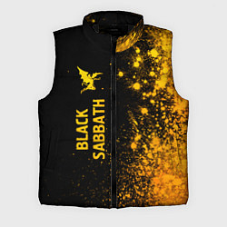 Мужской жилет Black Sabbath - gold gradient: по-вертикали, цвет: 3D-черный