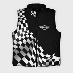 Мужской жилет Mini racing flag, цвет: 3D-черный