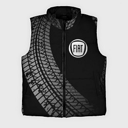 Мужской жилет Fiat tire tracks, цвет: 3D-черный
