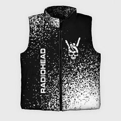 Мужской жилет Radiohead и рок символ на темном фоне, цвет: 3D-черный
