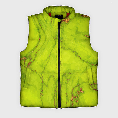 Мужской жилет Abstraction green / 3D-Красный – фото 1