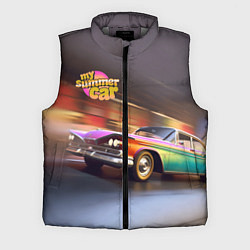 Мужской жилет My summer car 1961 Plymouth Fury, цвет: 3D-светло-серый