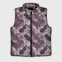 Мужской жилет Этнический комбинированный узор, цвет: 3D-черный