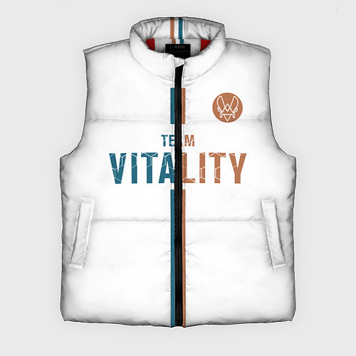 Мужской жилет Форма Team Vitality white / 3D-Красный – фото 1
