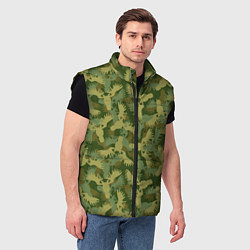 Мужской жилет Лоси - камуфляж, цвет: 3D-черный — фото 2