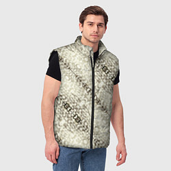 Мужской жилет Жемчужная россыпь, цвет: 3D-черный — фото 2