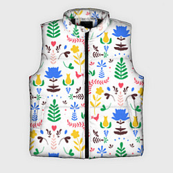 Мужской жилет Царство цветов, цвет: 3D-черный