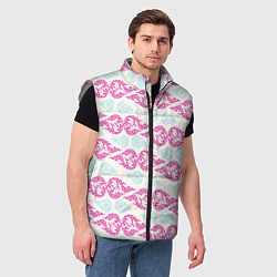 Мужской жилет Violet fire, цвет: 3D-светло-серый — фото 2