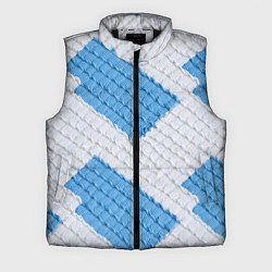 Мужской жилет Вязаная текстура, цвет: 3D-черный
