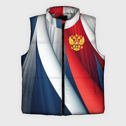 Мужской жилет Герб России абстракция