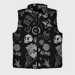 Мужской жилет Sad art, цвет: 3D-светло-серый