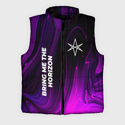 Мужской жилет Bring Me the Horizon violet plasma, цвет: 3D-черный