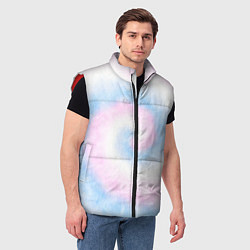 Мужской жилет Тай дай пастель, цвет: 3D-красный — фото 2