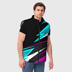 Мужской жилет Спорт униформа - неон, цвет: 3D-светло-серый — фото 2