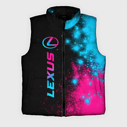Мужской жилет Lexus - neon gradient: по-вертикали, цвет: 3D-черный