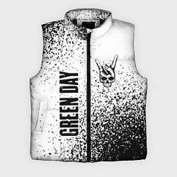 Мужской жилет Green Day и рок символ на светлом фоне
