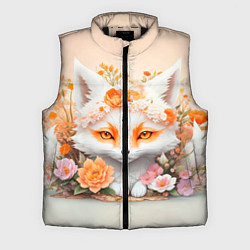 Мужской жилет Двухвостый лисёнок, цвет: 3D-черный